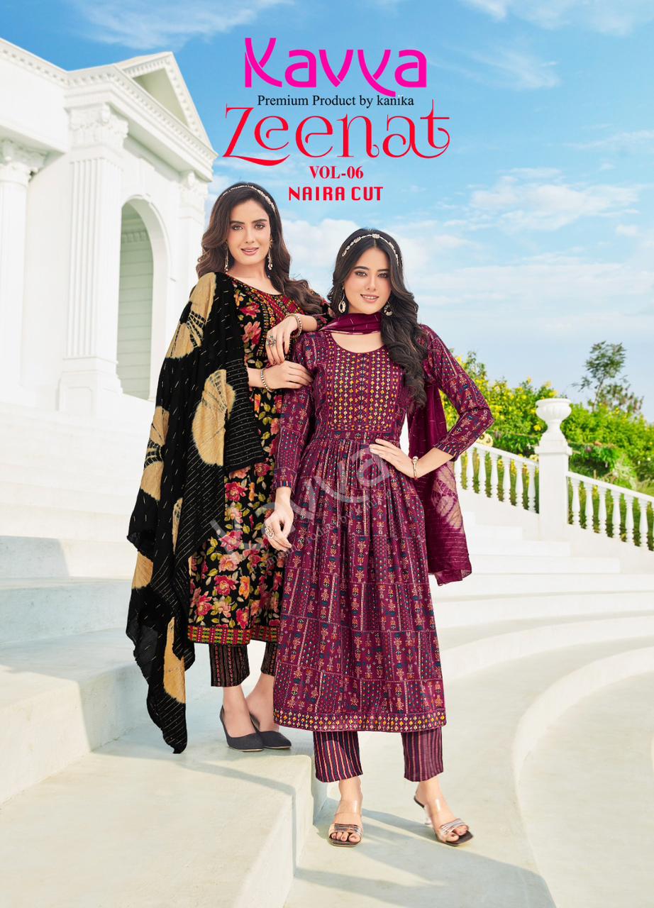 KAVYA KURTI ZEENAT VOL 6